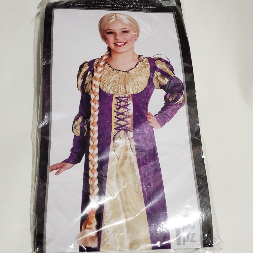 Halloween Braid Wig Perruque Natte Blonde